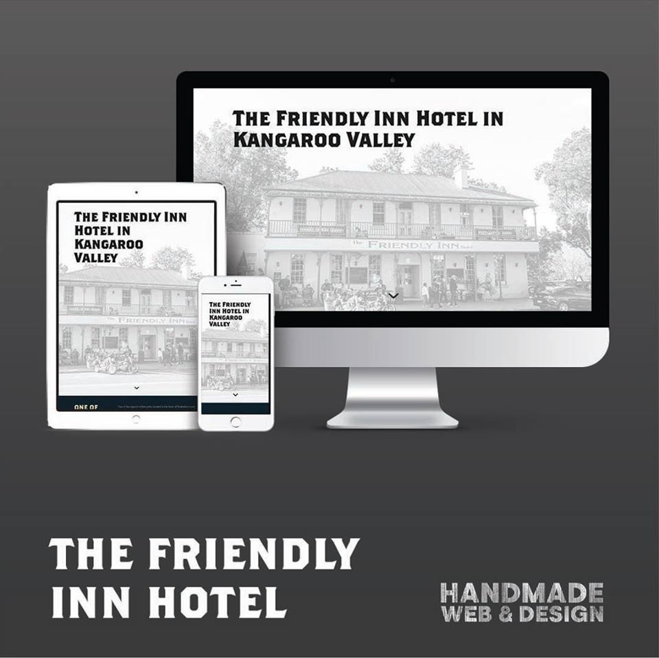 Accommodation and Hospitality business Website Mockup