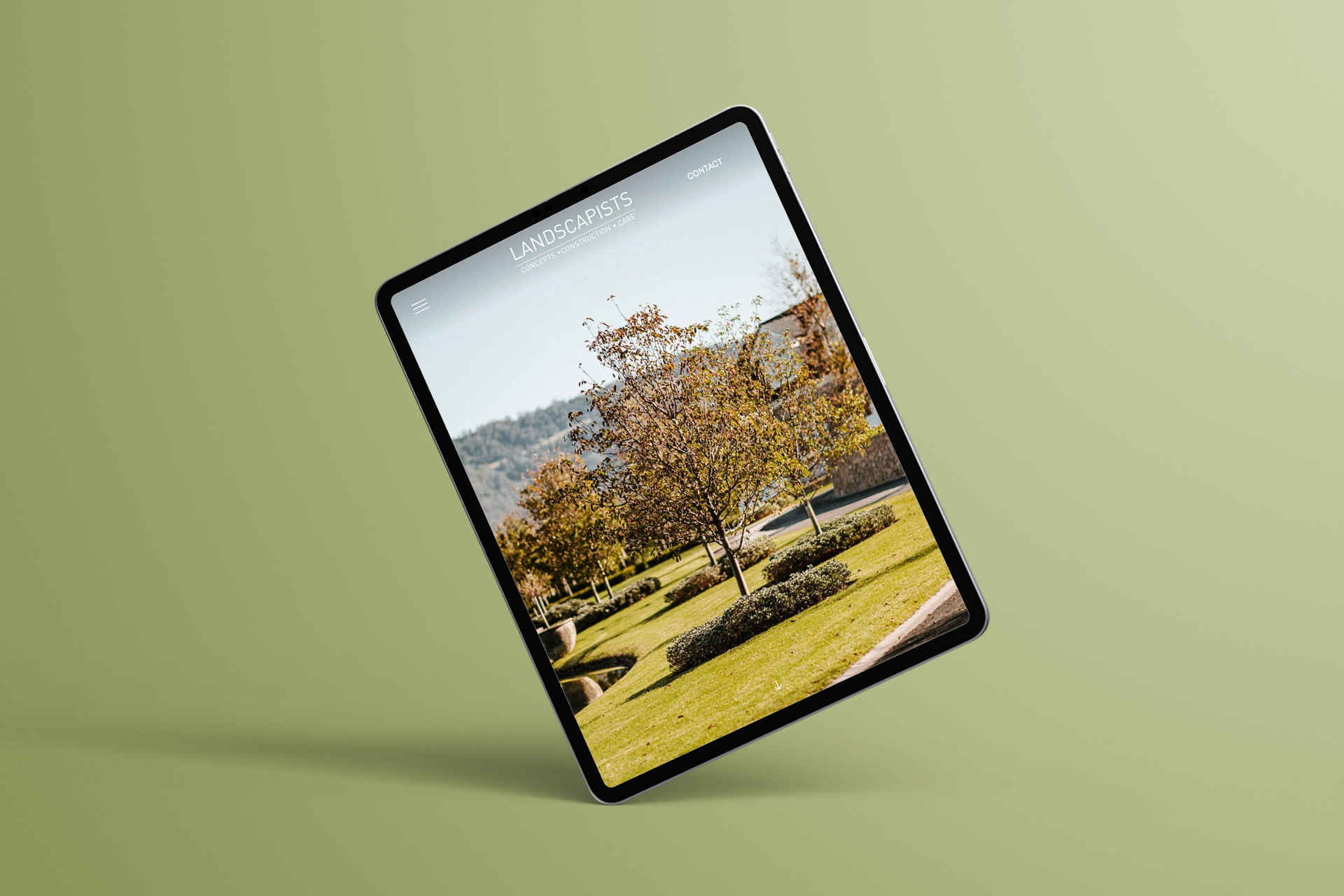 Landscaping Industry Website Design mockup