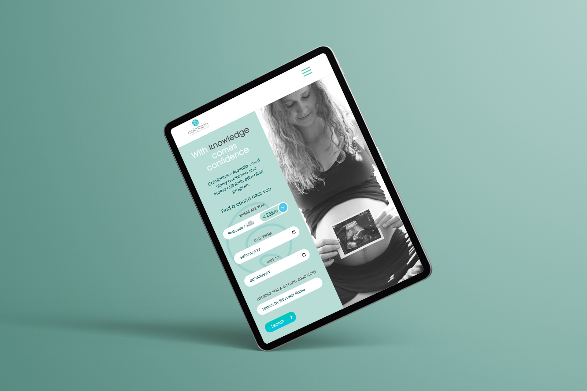 Professional Services Website Design mockup