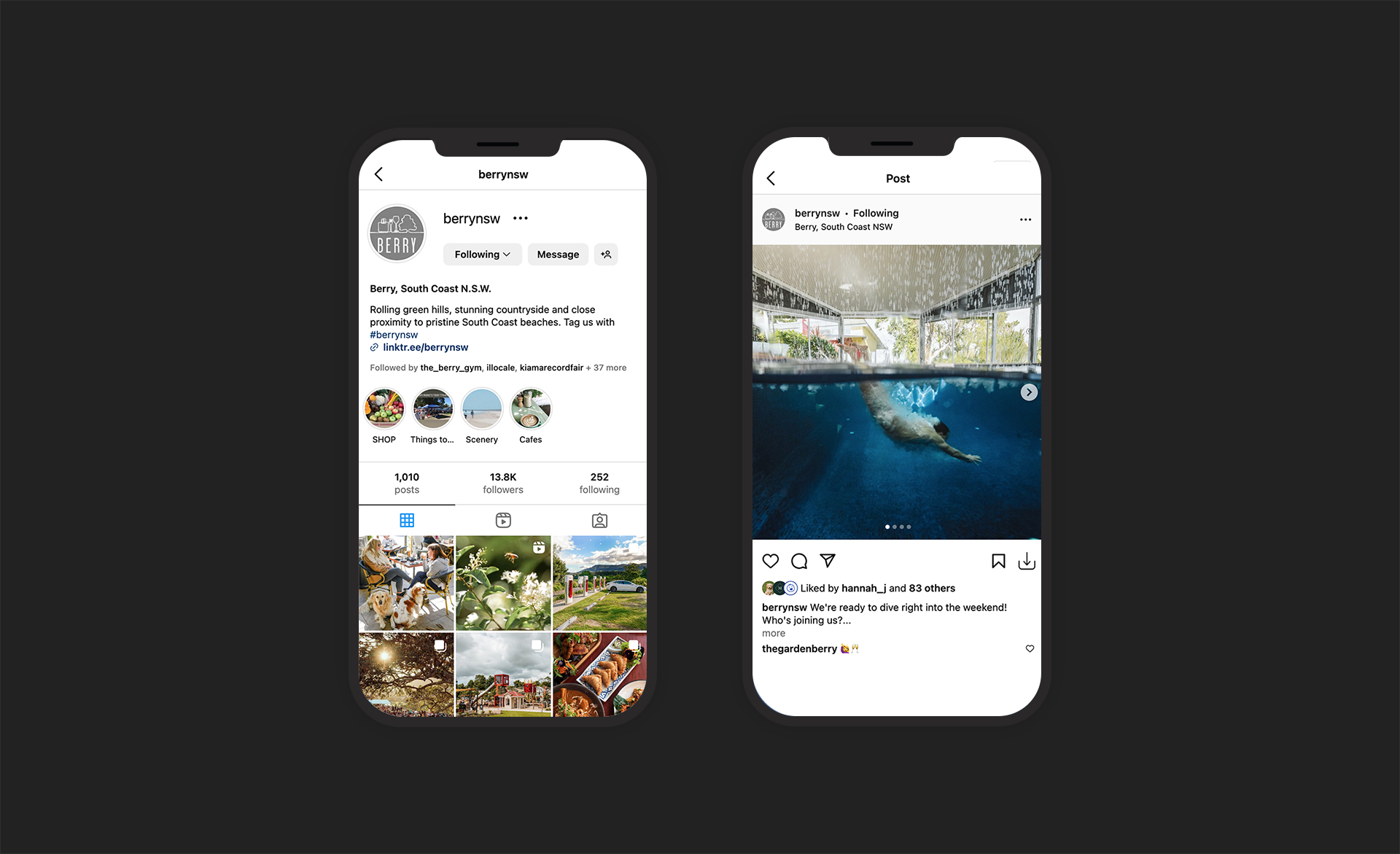 Community and non for profit business Instagram Page