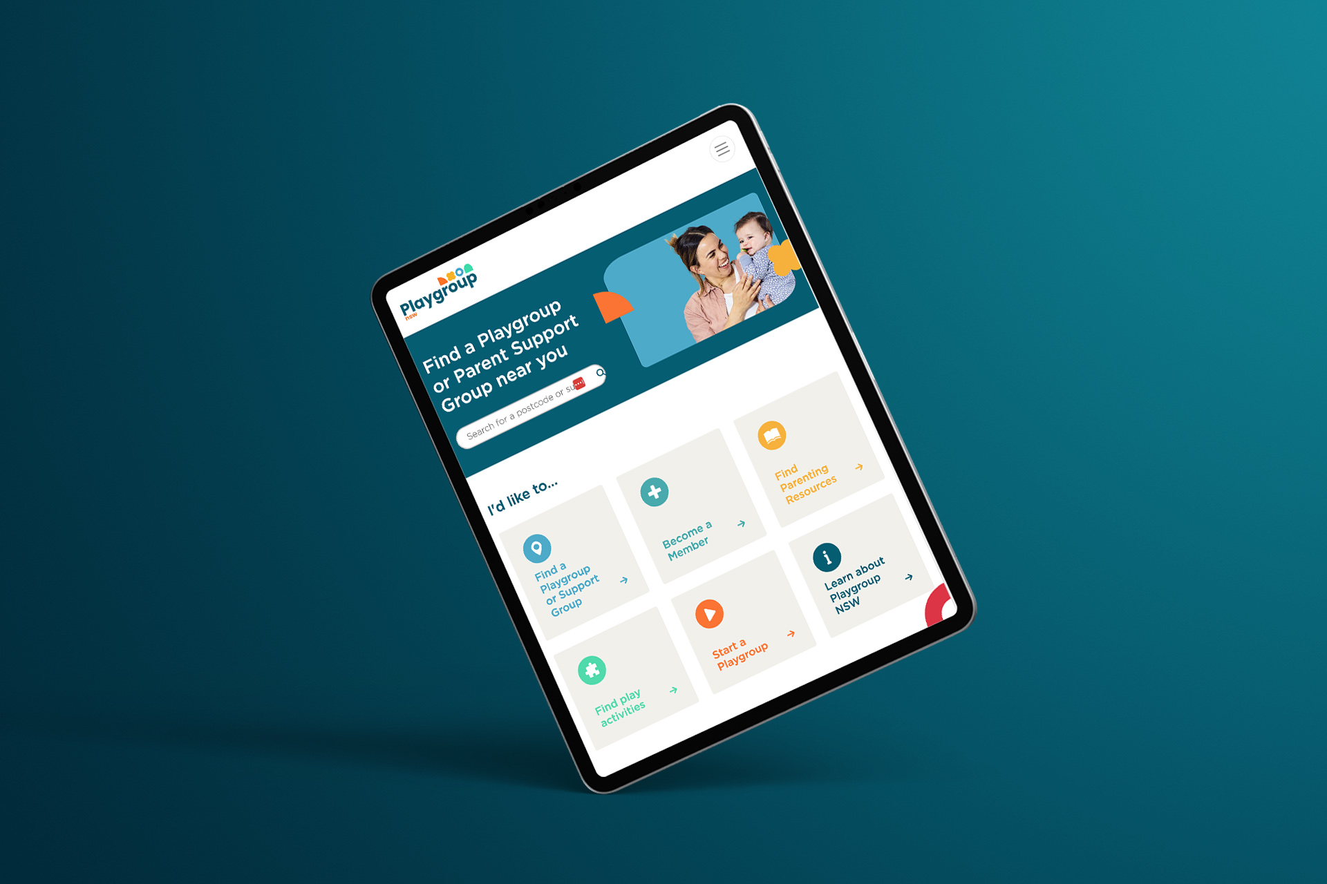 Education & Early Childhood Website mockup