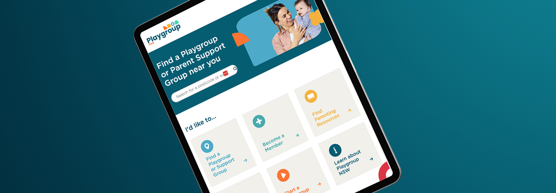 Education & Early Childhood Website mockup