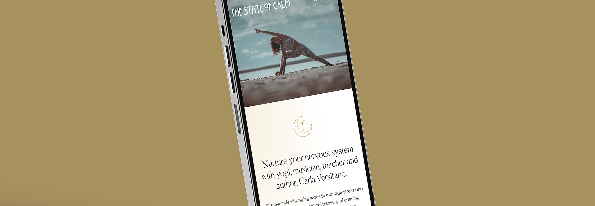 Health and Wellness Website mockup