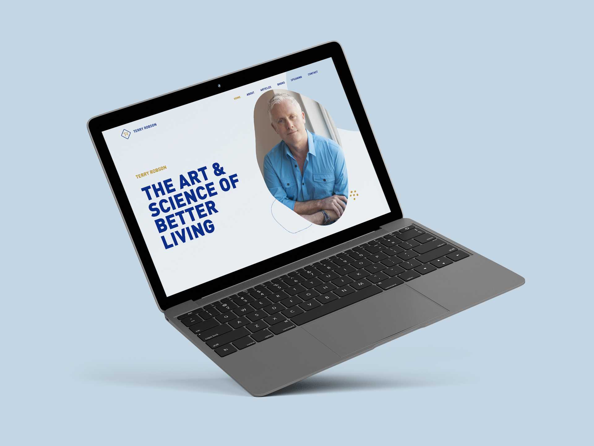 Personal Branding website mockup