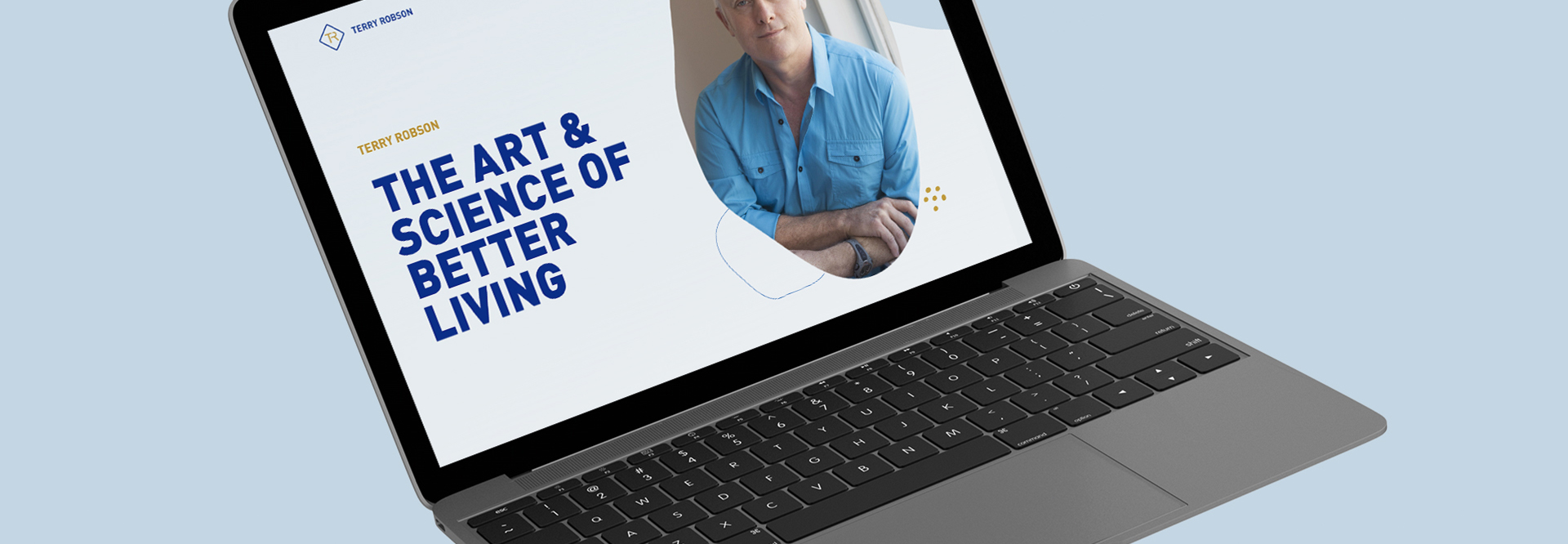 Personal Branding website mockup